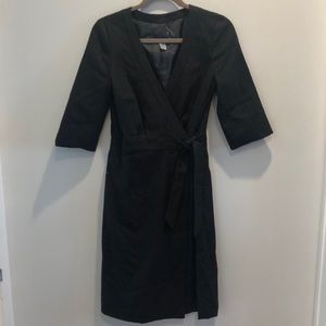 J. Crew wool wrap dress